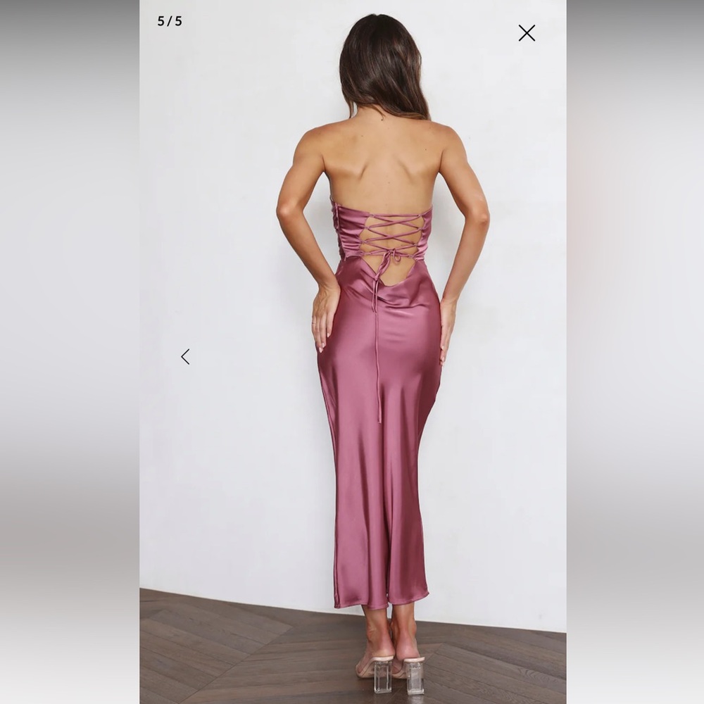 Hello Molly YOUR WARMTH MIDI DRESS ROSE - Picture 2 of 7